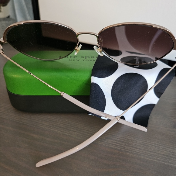 Kate Spade Light Pink / Rose Gold Sunglasses - Picture 5 of 8